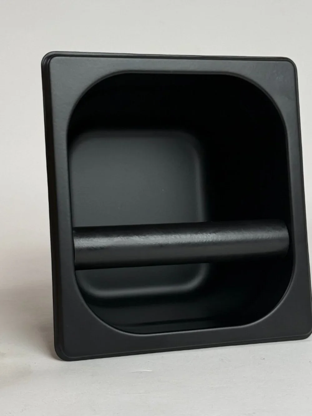 Coffee Grounds Knock Box with Durable Knock Bar Made of Bamboo & Stainless steel